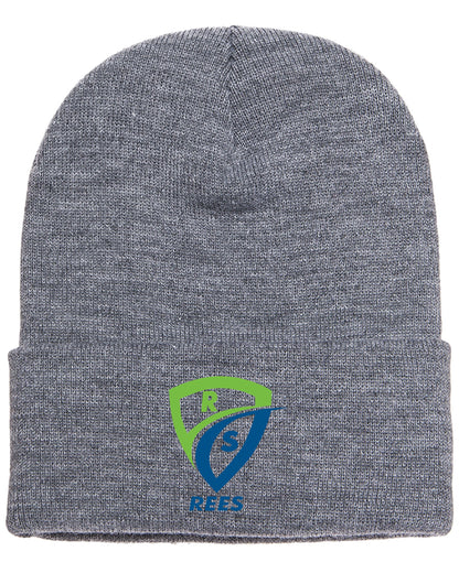 REES SCIENTIFIC LOGO ADULT CUFFED KNIT BEANIE