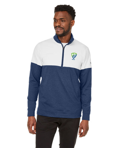REES SCIENTIFIC LOGO PUMA GOLF MEN'S CLOUDSPUN WARM UP QUARTER-ZIP