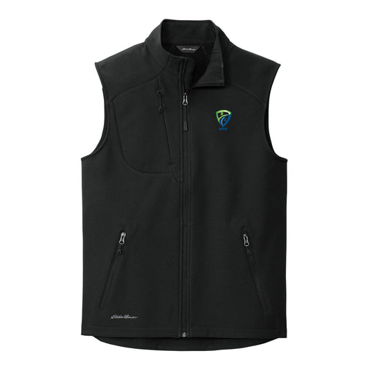 REES SCIENTIFIC LOGO Eddie Bauer Stretch Soft Shell Vest
