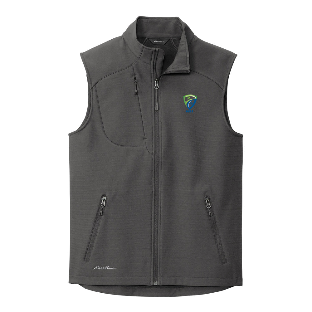 REES SCIENTIFIC LOGO Eddie Bauer Stretch Soft Shell Vest