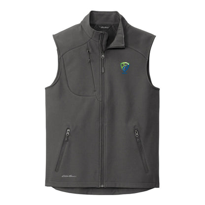 REES SCIENTIFIC LOGO Eddie Bauer Stretch Soft Shell Vest