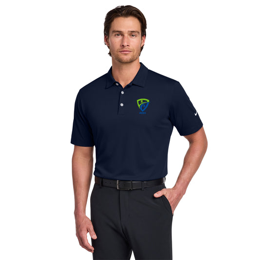 REES SCIENTIFIC LOGO NIKE DRI-FIT VERTICAL MESH POLO