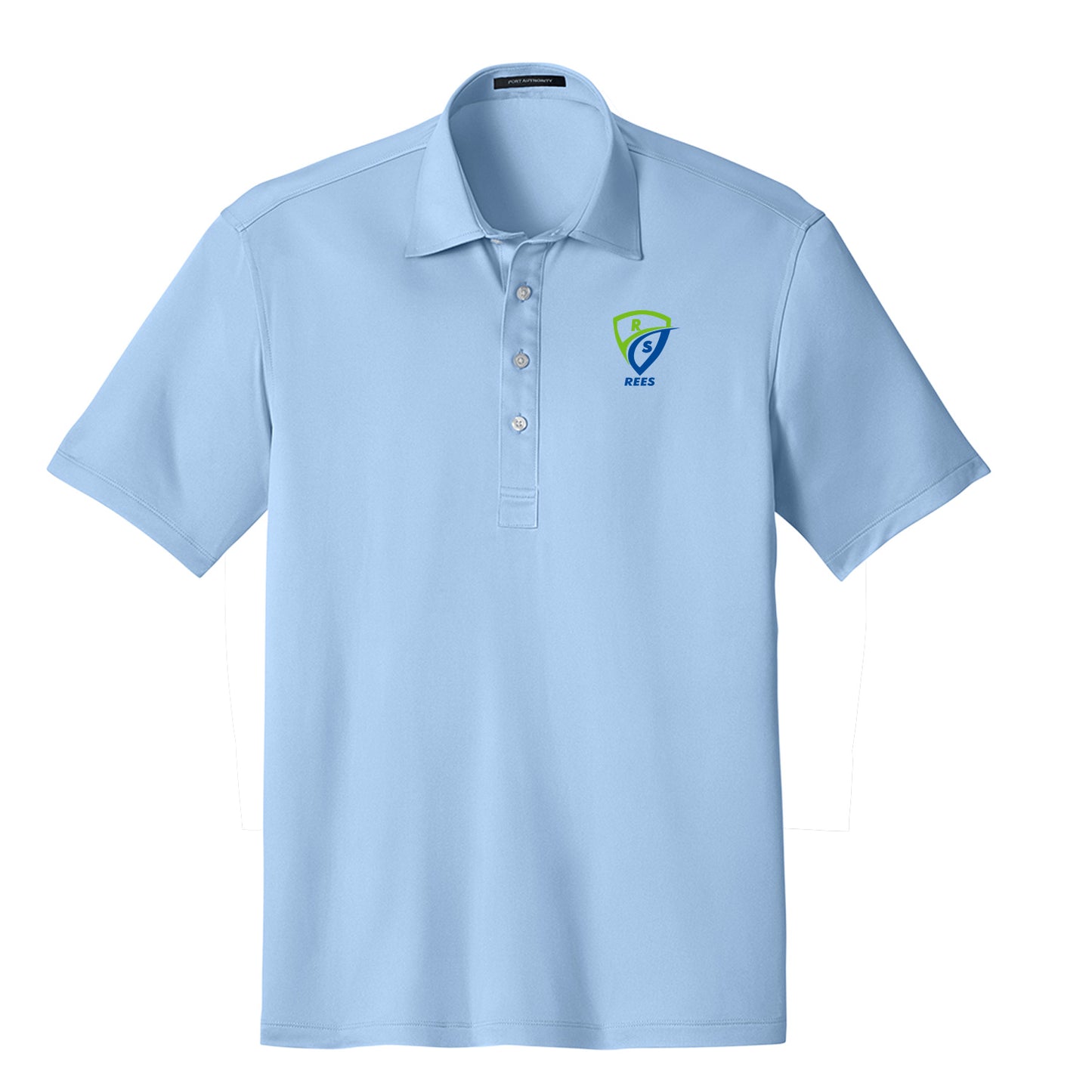 REES SCIENTIFIC LOGO PORT AUTHORITY SHIRT COLLAR POLO