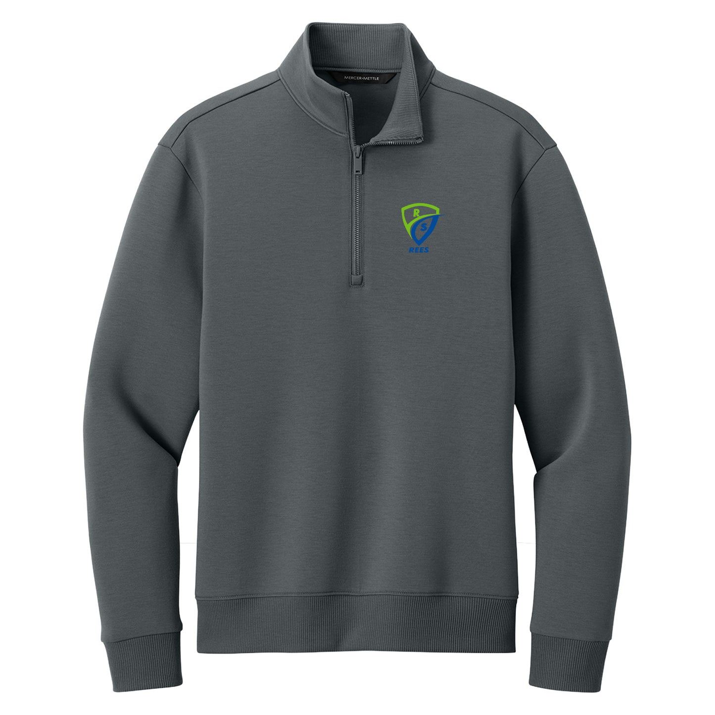 REES SCIENTIFIC LOGO MERCER+METTLE SOFT SPACER 1/4-ZIP