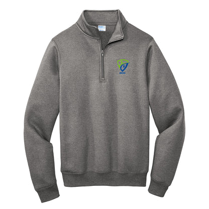 REES SCIENTIFIC LOGO PORT & CO CORE FLEECE 1/4-ZIP PULLOVER SWEATSHIRT