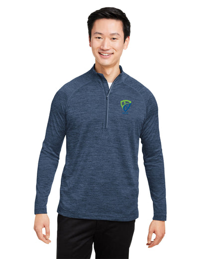 REES SCIENTIFIC LOGO SPYDER MEN'S MISSION HALF-ZIP