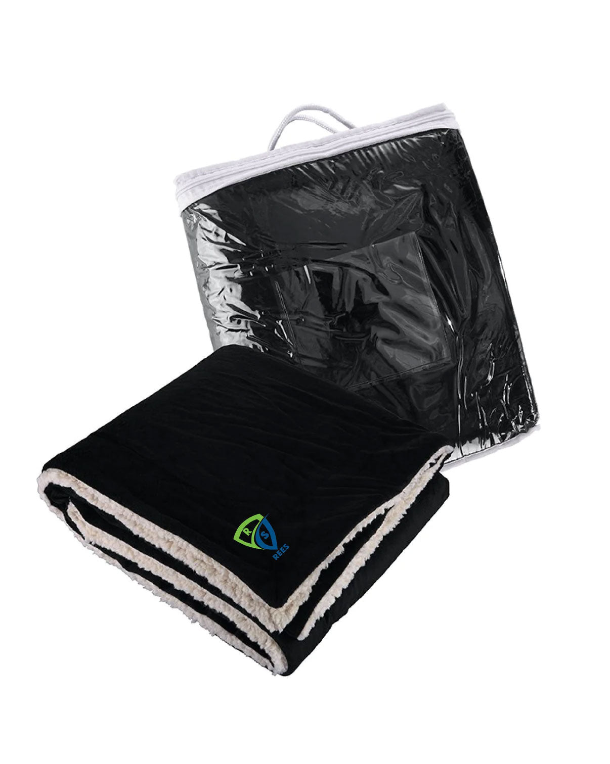 REES SCIENTIFIC MICRO MINK SHERPA BLANKET